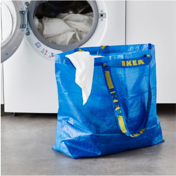 IKEA FRAKTA 4 Pack Medium Shopping Bag 10 Gallon 17.75" x 17.75" x 7" NWT - Picture 3 of 8